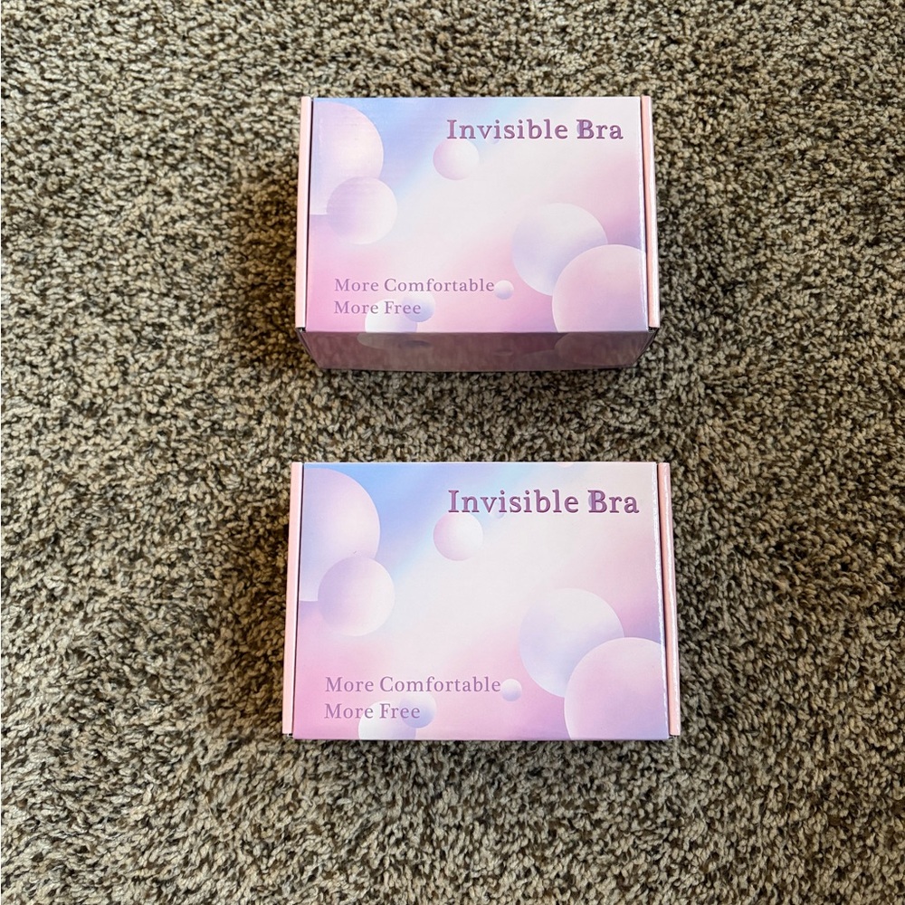 Invisible Bra Set, 2 packs